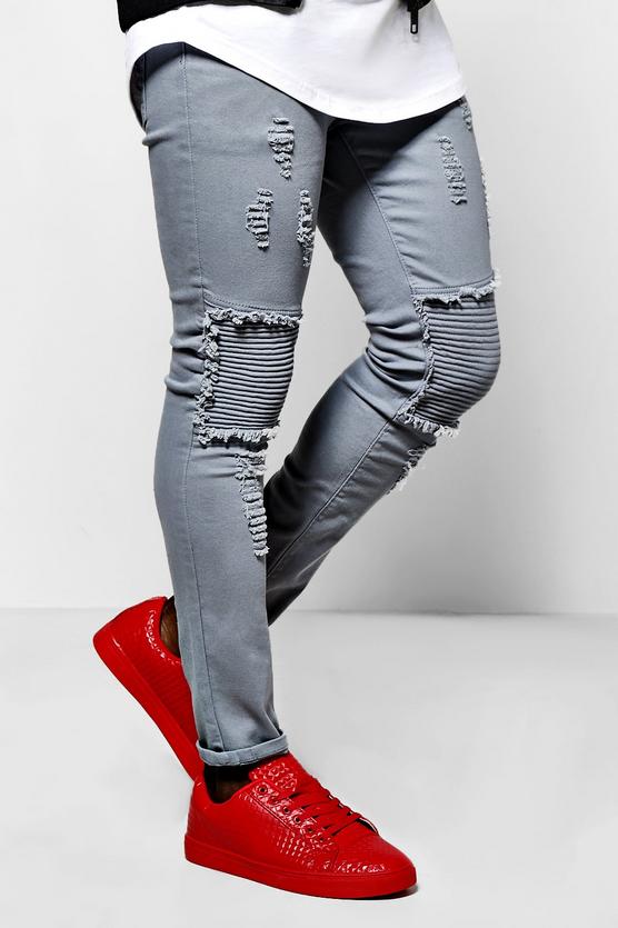 Super skinny Stretch Biker Jeans